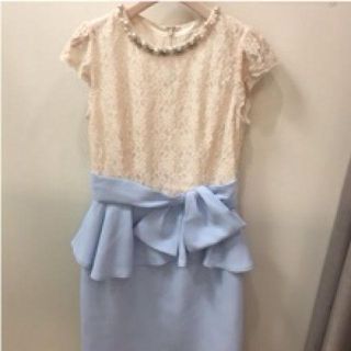 新品♡アプワイザーリッシェペプラムワンピ(ひざ丈ワンピース)