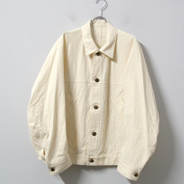 ブルゾンURU COTTON JACKET Natural