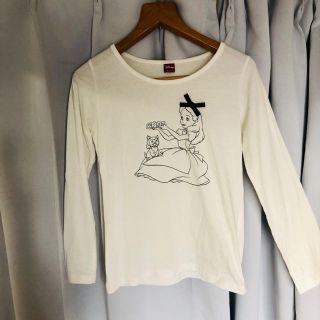 ディズニー(Disney)のDisney☆不思議の国のアリス☆リボン付きロンＴ(Tシャツ(長袖/七分))