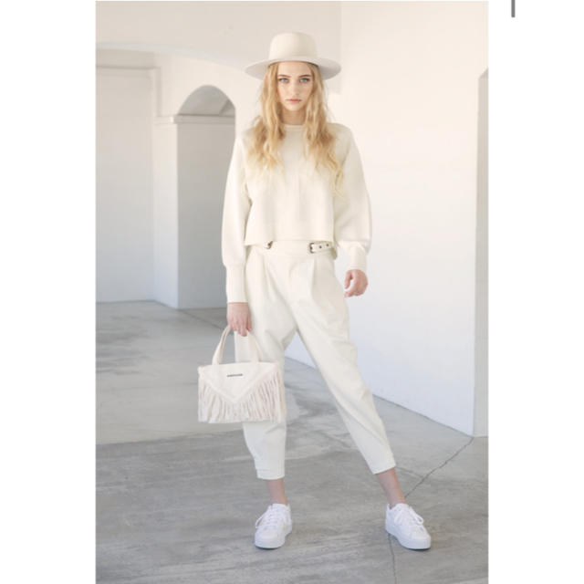 V Long Fringe Small Tote Bag