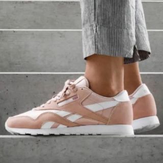 リーボック(Reebok)の【Reebok】クラシック スニーカー ピンクベージュ 23(スニーカー)