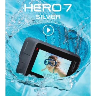 ゴープロ(GoPro)のGOpro7silver+アドベンチャーキット+3wey延長アーム三脚(ビデオカメラ)