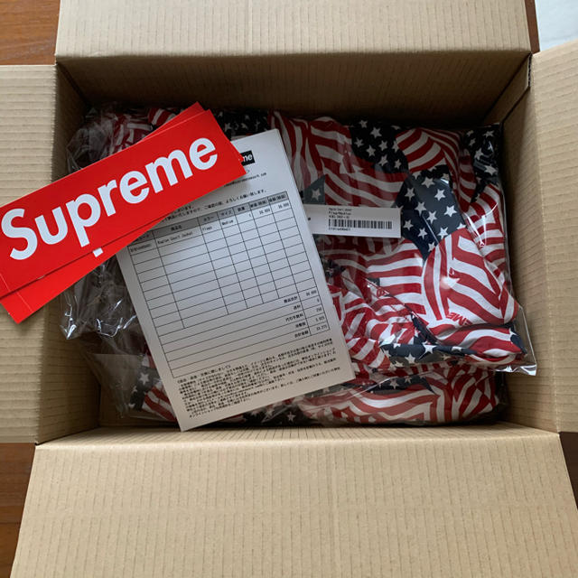 Supreme(シュプリーム)のsupreme Raglan Court Jacket Flags 星条旗 メンズのジャケット/アウター(ナイロンジャケット)の商品写真