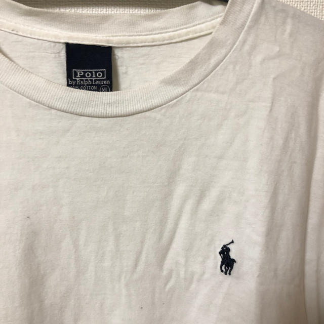 POLO RALPH LAUREN(ポロラルフローレン)のラルフローレン　白tシャツ メンズのトップス(Tシャツ/カットソー(半袖/袖なし))の商品写真