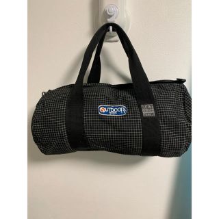 アウトドアプロダクツ(OUTDOOR PRODUCTS)の［リョウ様専用］OUTDOOR ドラムバッグ(黒×チェック)(ドラムバッグ)