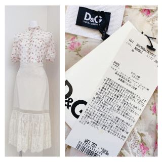 ディーアンドジー(D&G)のD&G 小花フローラル　レーストリム　ブラウス(シャツ/ブラウス(長袖/七分))