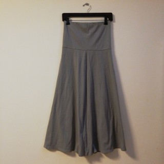 ムジルシリョウヒン(MUJI (無印良品))のロングスカート、無印用品、Mサイズ、グレー(ロングスカート)