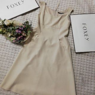 フォクシー(FOXEY)のFOXEYフォクシー素敵❤️ワンピースお値下げ(ひざ丈ワンピース)