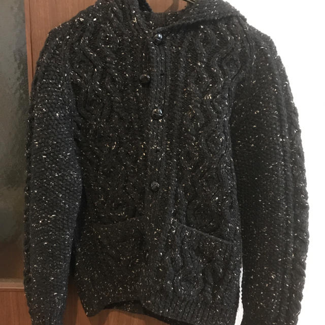 希少！INVERALLAN HAND KNIT/インバーアラン カーディガン36