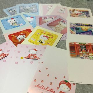 サンリオ(サンリオ)のHALLO KITTY絵入り官製はがき800円分(使用済み切手/官製はがき)