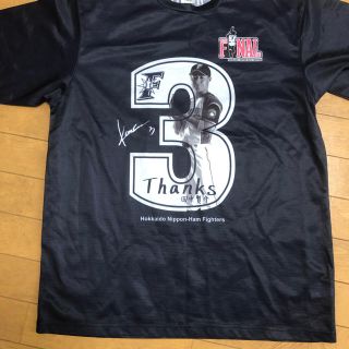 非売品　2019北海道日本ハム 田中賢介選手　Tシャツ(記念品/関連グッズ)