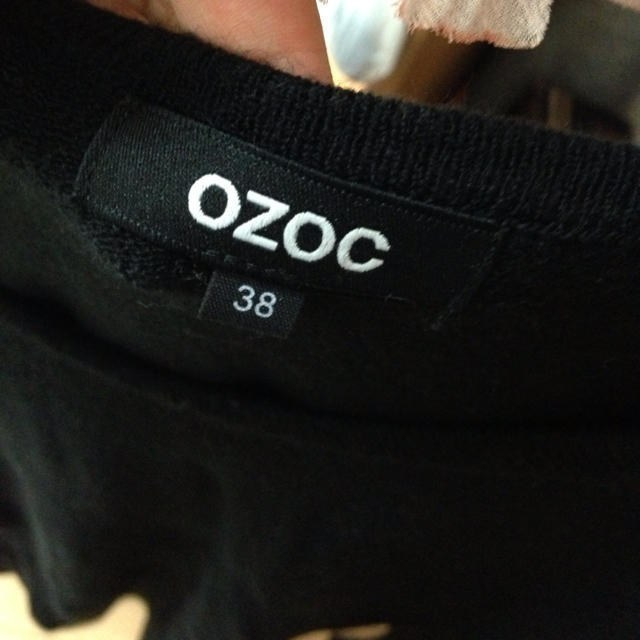 OZOC(オゾック)のOZOC黒ニットワンピ♡ レディースのワンピース(ひざ丈ワンピース)の商品写真