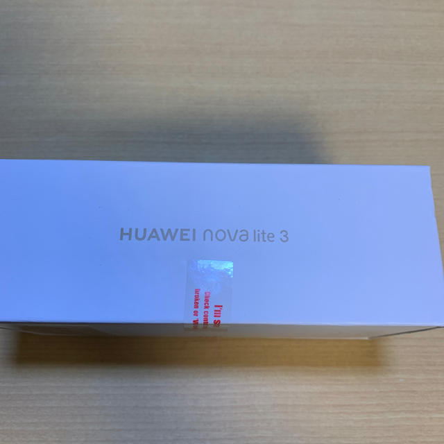 ANDROID(アンドロイド)のHUAWEI nova lite3 SIMフリー 新品未開封 スマホ/家電/カメラのスマートフォン/携帯電話(スマートフォン本体)の商品写真