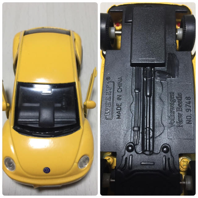 VW ワーゲン ニュービートル エンタメ/ホビーのおもちゃ/ぬいぐるみ(ミニカー)の商品写真