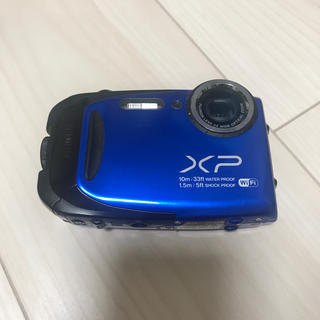 フジフイルム(富士フイルム)のFUJIFILM 富士フイルム finepix XP70 ブルー メモリ8GB(コンパクトデジタルカメラ)