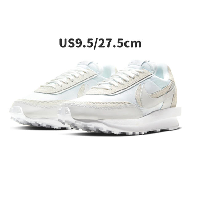 27.5cm NIKE SACAI LDWAFFLE WHITE サカイスニーカー