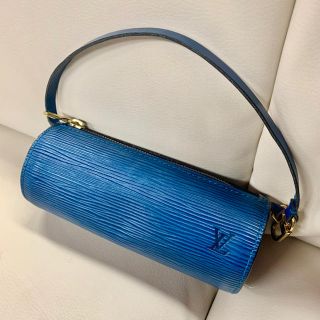 ヴィトン(LOUIS VUITTON) エピ ポーチ(レディース)(ブルー・ネイビー