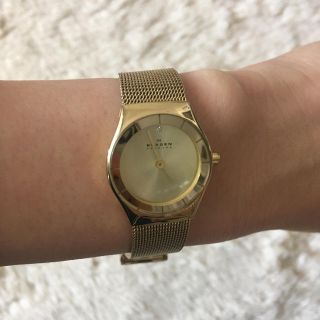 スカーゲン(SKAGEN)の腕時計　SKAGEN スカーゲン　ゴールド(腕時計)