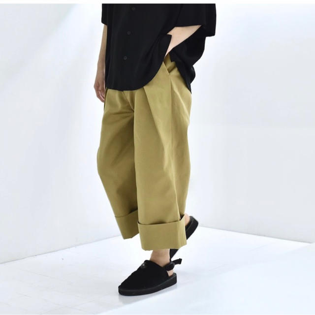 ワークパンツ/カーゴパンツSOUMO    BIG TUCK CHINO (BEIGE)