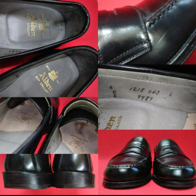 Alden(オールデン)の【今週末限りの値引き】ALDEN コードヴァン ペニーローファー　黒　サイズ　6 メンズの靴/シューズ(ドレス/ビジネス)の商品写真