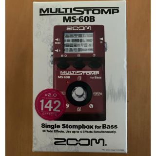 ズーム(Zoom)のZOOM マルチストンプ　MS-60B(ベースエフェクター)