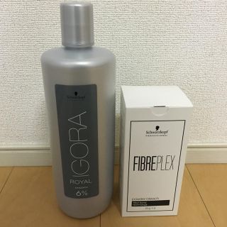 シュワルツコフ(Schwarzkopf)のシュワルツコフ ファイバープレックス ブリーチ 30×6 ＆ オキシ６%セット(ブリーチ剤)