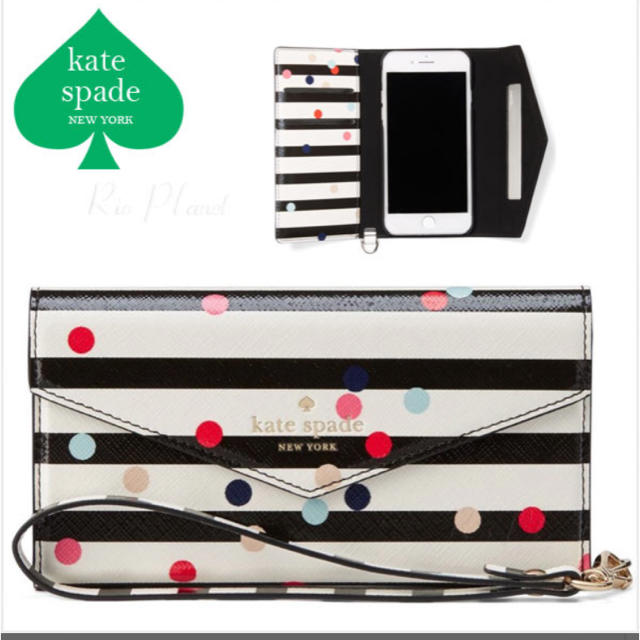 Kate spade new york  手帳型　iPhoneケース