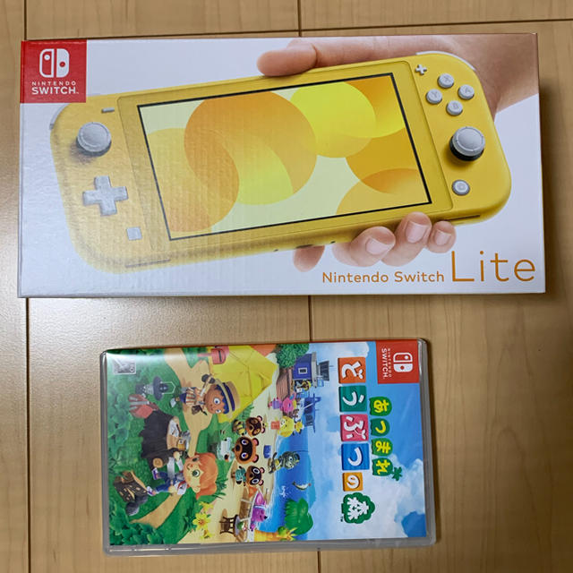 新品未開封 Nintendo switch lite イエロー どう森 セット