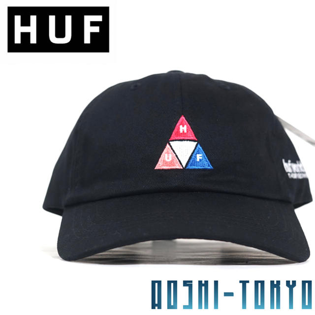 HUF(ハフ)の◆HUF PEAK LOGO カーブ キャップ /トライアングル Cap メンズの帽子(キャップ)の商品写真