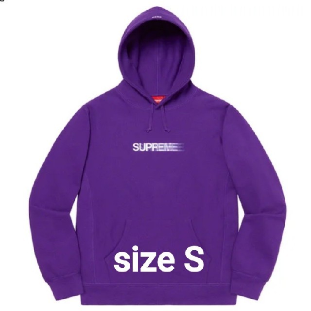 S パープル Supreme Motion Logo Hooded Sweats