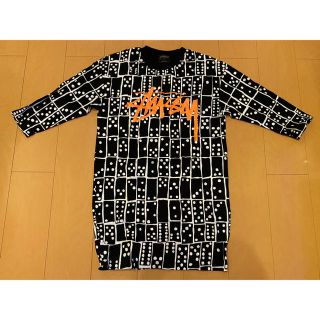 ステューシー(STUSSY)のstussy women シャツワンピース　新品同様(ひざ丈ワンピース)