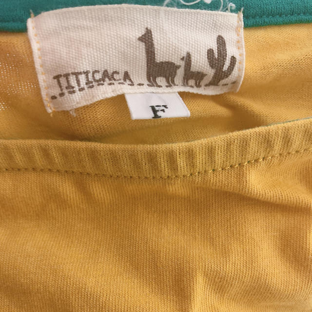 titicaca(チチカカ)の【チチカカ】ゆったりTシャツ レディースのトップス(Tシャツ(半袖/袖なし))の商品写真