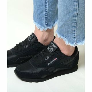 リーボック(Reebok)の最値定価8629円!新品!リーボック CL ナイロン スニーカー 24cm(スニーカー)