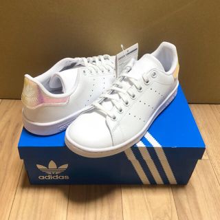 アディダス(adidas)の新品 adidas オリジナルス スタンスミス 23.5cm 白 銀 ホログラム(スニーカー)