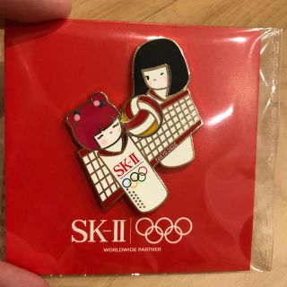 エスケーツー(SK-II)のSKII ピンバッジ　バレーボール(ノベルティグッズ)