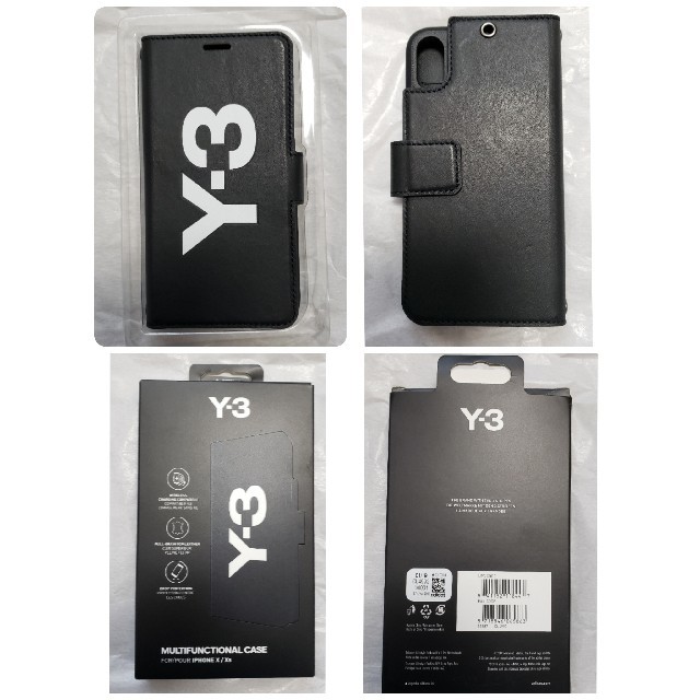 Y-3(ワイスリー)のY-3 iPhone X レザー携帯カバー BOOKLET FUNCTIONAL スマホ/家電/カメラのスマホアクセサリー(モバイルケース/カバー)の商品写真