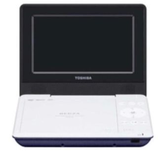 トウシバ(東芝)の5/3限定値下げ 東芝 ポータブルDVDプレーヤー REGZA ブルー(DVDプレーヤー)