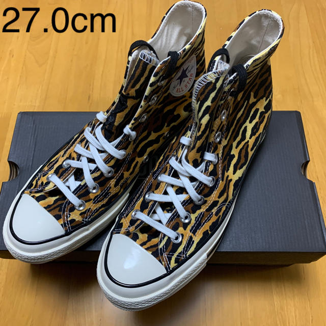のサイズ】 WACKO MARIA CONVERSE レオパード 木村拓哉 28.0センチ