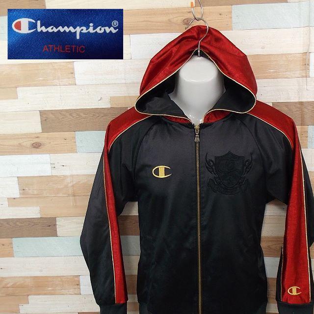 Champion - 【Champion】 美品 チャンピオン ブラック/レッド ジャージ