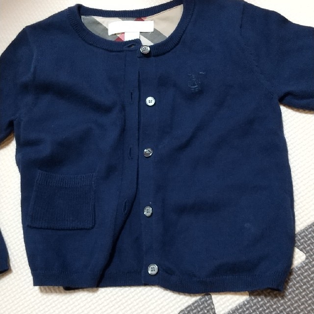 BURBERRY(バーバリー)の美品バーバリー カーディガン キッズ/ベビー/マタニティのキッズ服女の子用(90cm~)(カーディガン)の商品写真