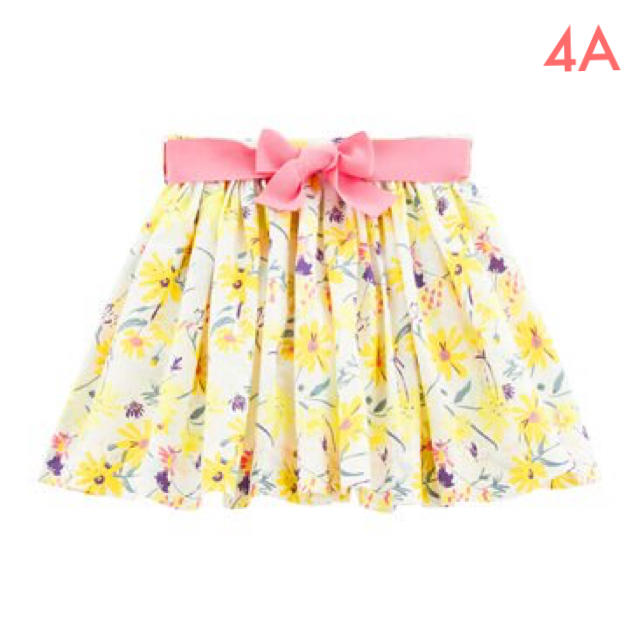 PETIT BATEAU(プチバトー)の新品未使用  プチバトー  プリント  スカート  4ans キッズ/ベビー/マタニティのキッズ服女の子用(90cm~)(スカート)の商品写真