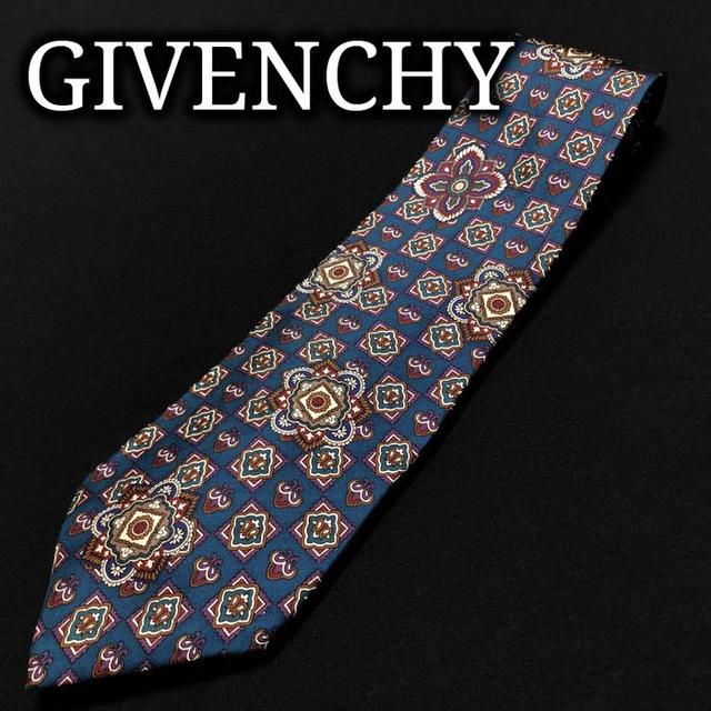 GIVENCHY(ジバンシィ)のジバンシィ 小紋 グリーン ネクタイ A104-I09 メンズのファッション小物(ネクタイ)の商品写真