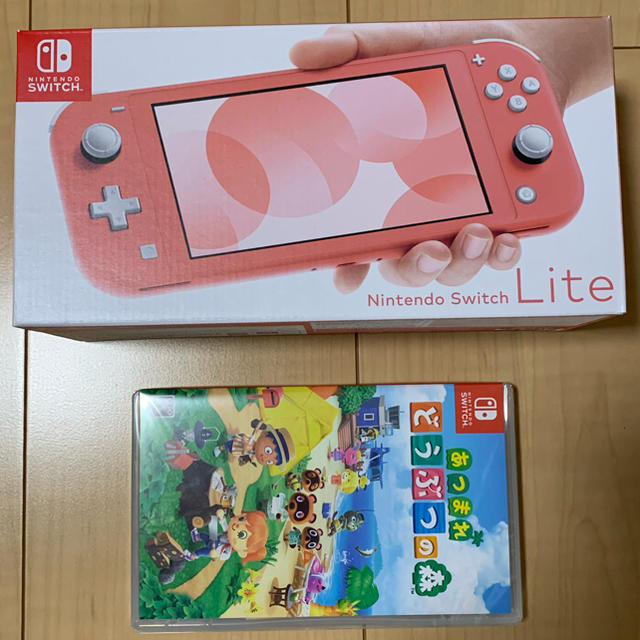 NINTENDO SWITCH LITE コーラル どうぶつの森 セット販売