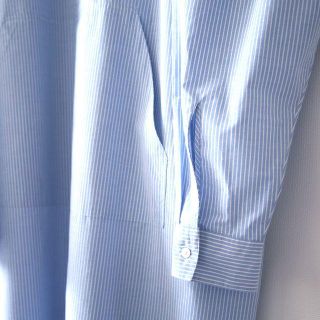 Maison Martin Margiela - MM6 ロゴ オーバーサイズ ストライプ シャツ