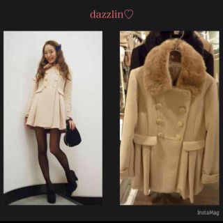 ダズリン(dazzlin)の完売品☆ dazzlin ガーリーコート(毛皮/ファーコート)