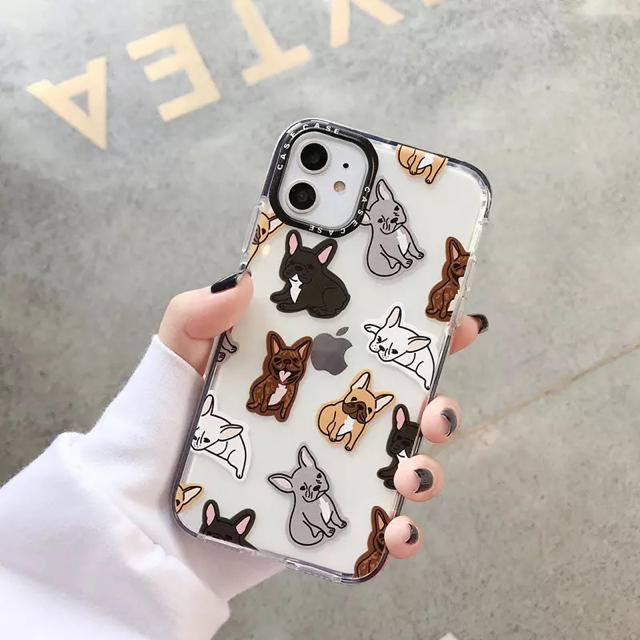 【新品未使用】dog clear case【iphone11】 スマホ/家電/カメラのスマホアクセサリー(iPhoneケース)の商品写真