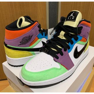 ナイキ(NIKE)のNIKE WMNS AIR JORDAN 1 MID SE AJ1 us10.5(スニーカー)