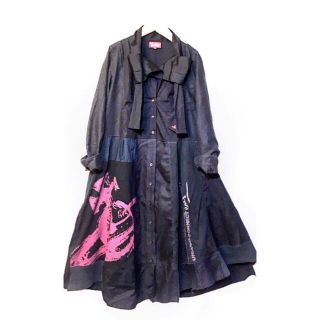 ヴィヴィアンウエストウッド(Vivienne Westwood)のてるこ様　リメイク　ワンピース　ヴィヴィアン　リボンタイ(ロングワンピース/マキシワンピース)