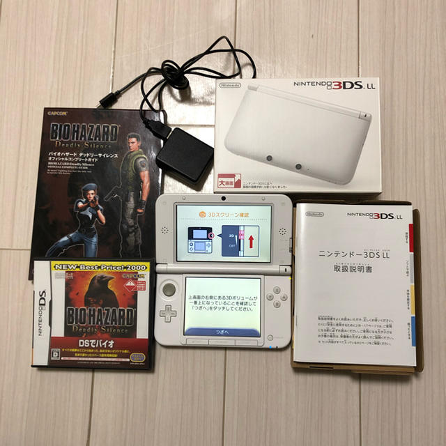 任天堂 ニンテンドー3DS LL 本体  バイオハザード オフィシャルガイド付