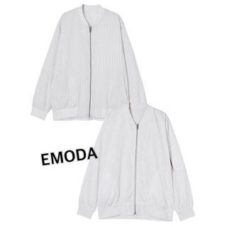 エモダ(EMODA)のEMODA RIVERSIBLE BULKY GLOSS ブルゾン(ブルゾン)